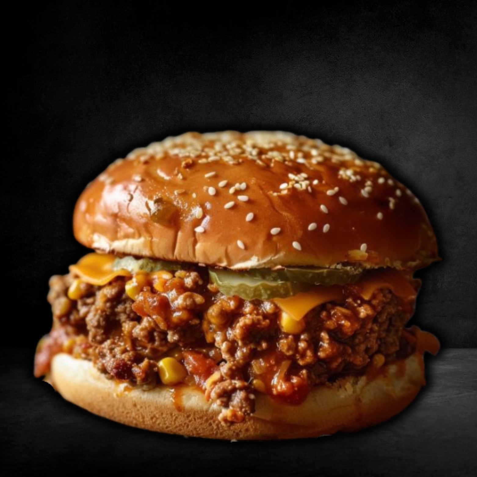Deviled Beef Burger