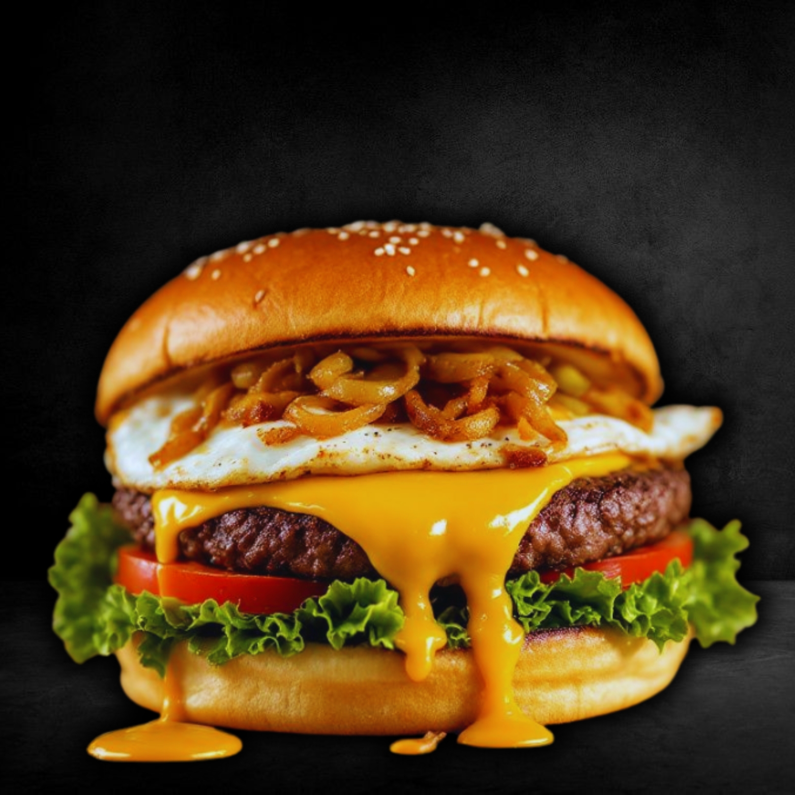 Beef And Egg Burger