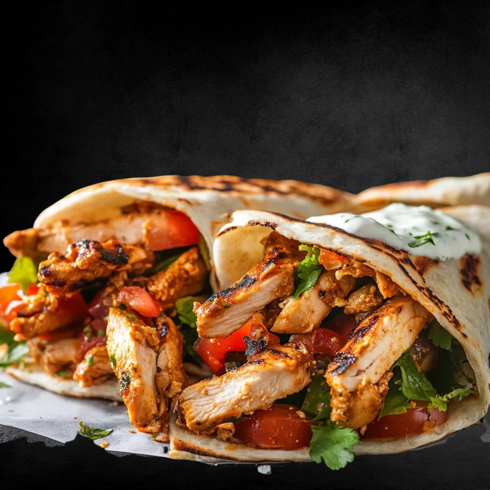 Prawns Wrap
